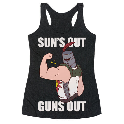 Sun's Out, Guns Out - Solaire  Racerback Tank Top