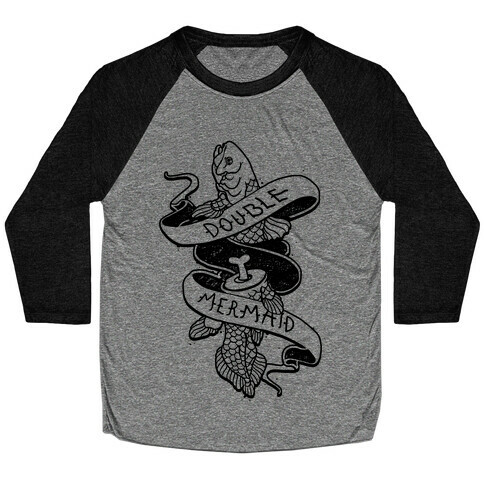 Double Mermaid Baseball Tee