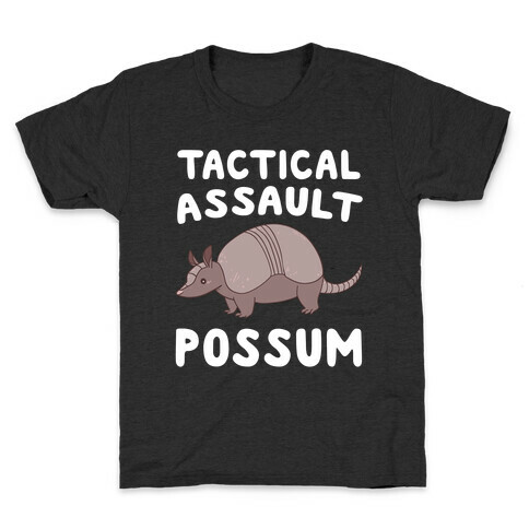 Tactical Assault Possum - Armadillo Kids T-Shirt