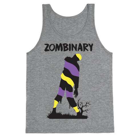 Zombinary Nonbinary Zombie Tank Top