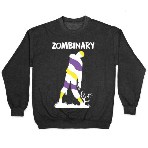 Zombinary Nonbinary Zombie Pullover