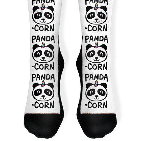 Panda-Corn Sock