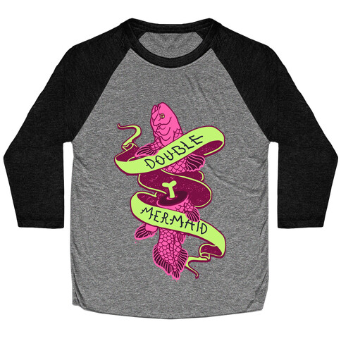 Double Mermaid Baseball Tee