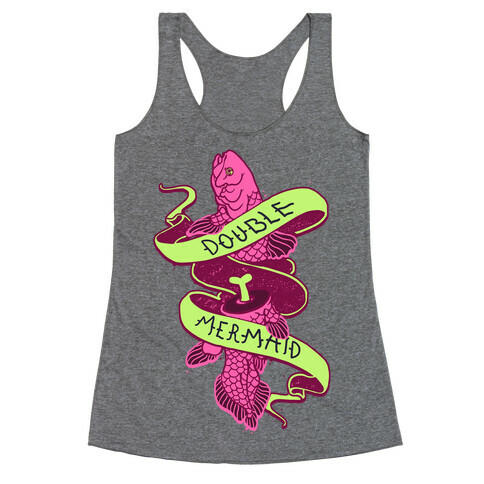 Double Mermaid Racerback Tank Top