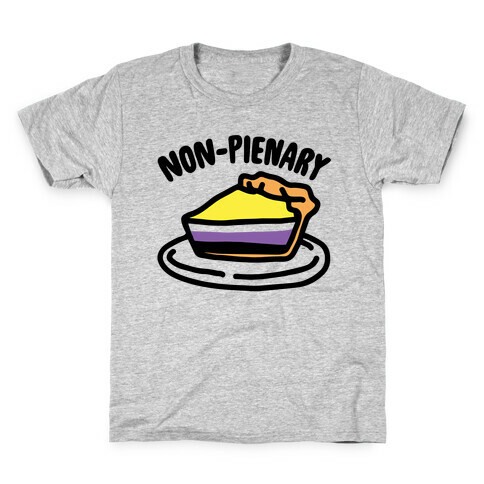 Non-Pienary Pie Non binary Parody Kids T-Shirt
