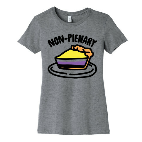 Non-Pienary Pie Non binary Parody Womens T-Shirt