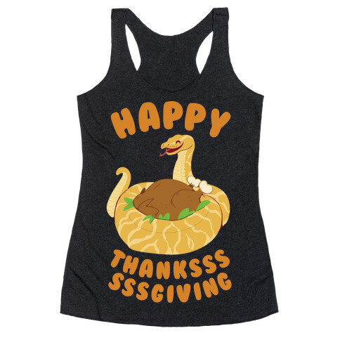 Thanksgiving Snake Racerback Tank Top