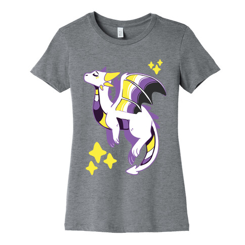 Non-Binary Pride Dragon Womens T-Shirt