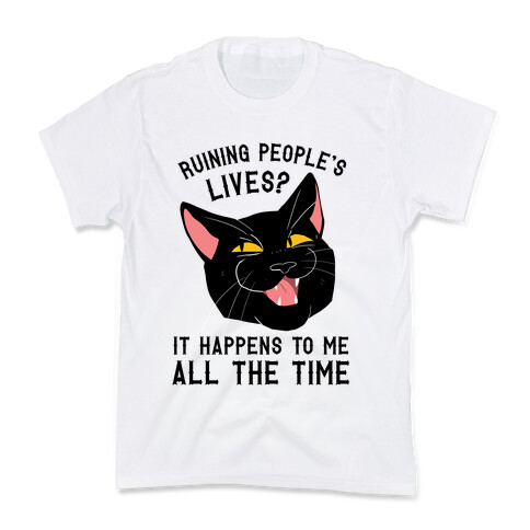 Salem Ruins People's Lives Kids T-Shirt