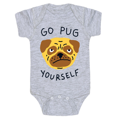 Go Pug Yourself Dog Baby One-Piece