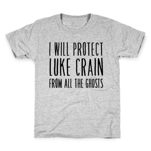 I Will Protect Luke Crain Parody White Print Kids T-Shirt