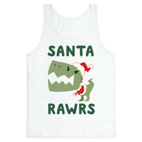 Santa RAWRS! Tank Top