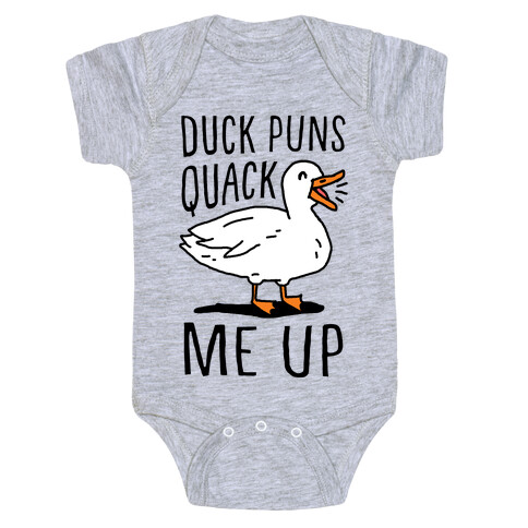 Duck Puns Quack Me Up Baby One-Piece