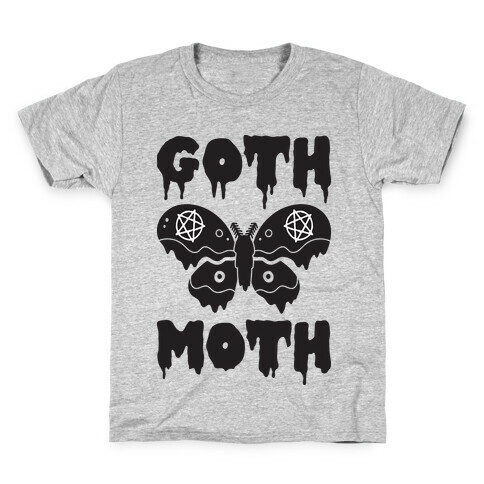 Goth Moth Kids T-Shirt