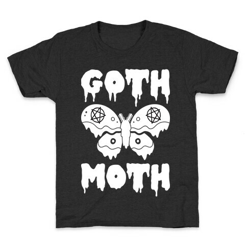 Goth Moth Kids T-Shirt