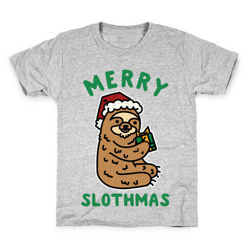 Merry Slothmas Kids T-Shirt