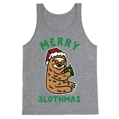 Merry Slothmas Tank Top