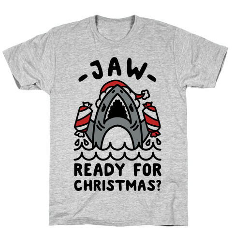 Jaw Ready For Christmas? Santa Shark T-Shirt