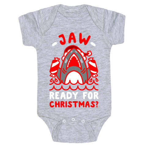 Jaw Ready For Christmas? Santa Shark Baby One-Piece