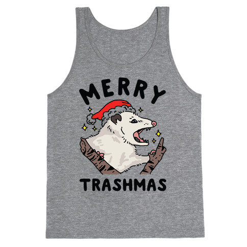 Merry Trashmas Opossum Tank Top