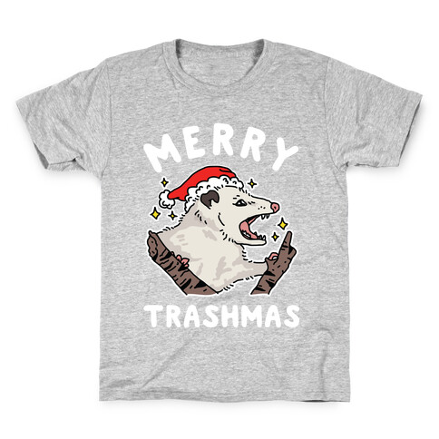 Merry Trashmas Opossum Kids T-Shirt