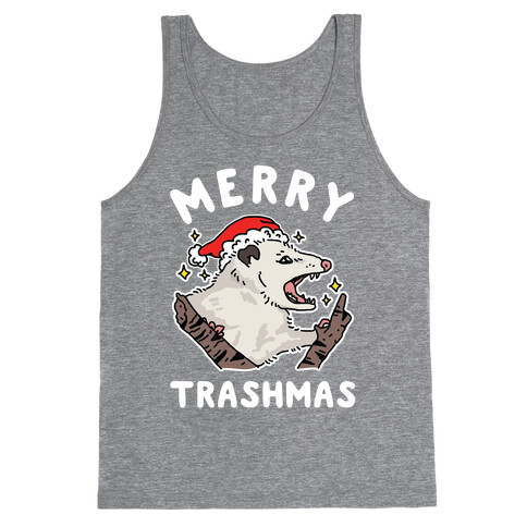 Merry Trashmas Opossum Tank Top