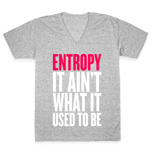 Entropy V-Neck Tee Shirt