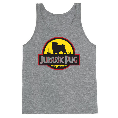 Jurassic Pug Tank Top