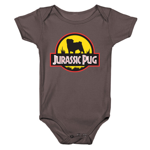 Jurassic Pug Baby One-Piece