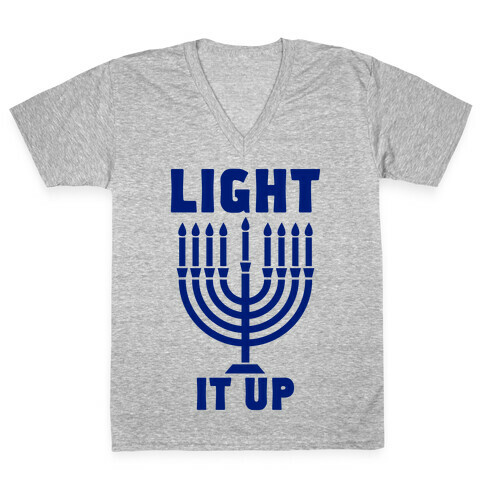 Light It Up V-Neck Tee Shirt