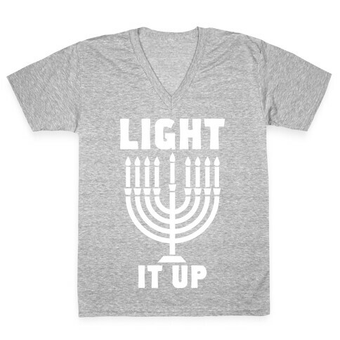 Light It Up V-Neck Tee Shirt