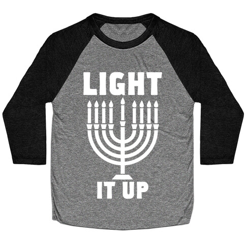 Light It Up Baseball Tee