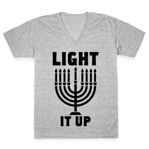 Light It Up V-Neck Tee Shirt