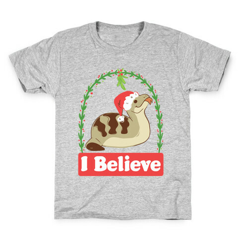 I Believe in the Christmas Tsuchinoko Kids T-Shirt