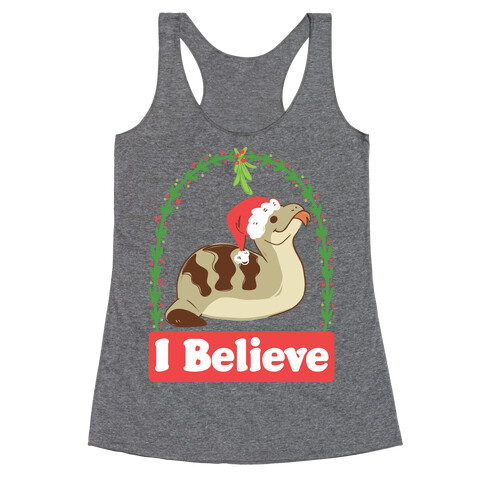 I Believe in the Christmas Tsuchinoko Racerback Tank Top