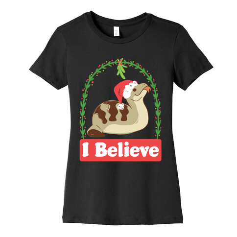 I Believe in the Christmas Tsuchinoko Womens T-Shirt