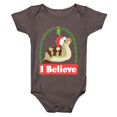 I Believe in the Christmas Tsuchinoko Baby One-Piece