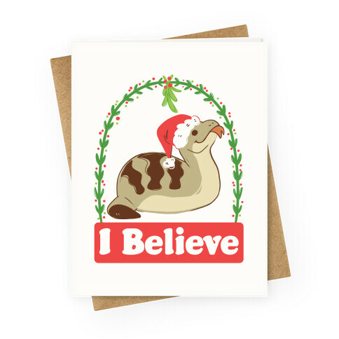 I Believe in the Christmas Tsuchinoko Greeting Card