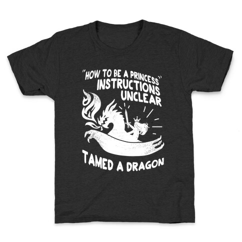Instructions Unclear, Tamed Dragon Kids T-Shirt