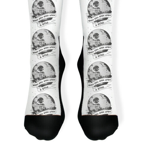 When You Wish Upon A Death Star Sock