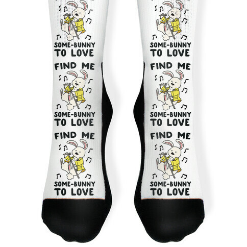 Find Me Somebunny to Love Sock