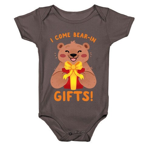 I come Bear-in Gifts! Baby One-Piece