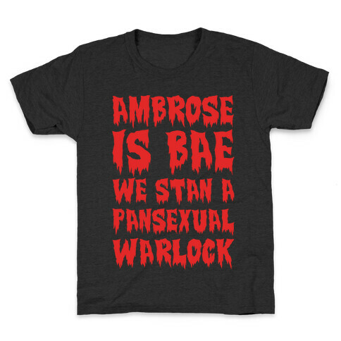 Ambrose Is Bae Parody White Print Kids T-Shirt
