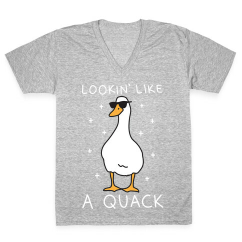 Lookin' Like A Quack Duck V-Neck Tee Shirt