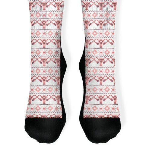 Uterus Sweater Pattern Sock