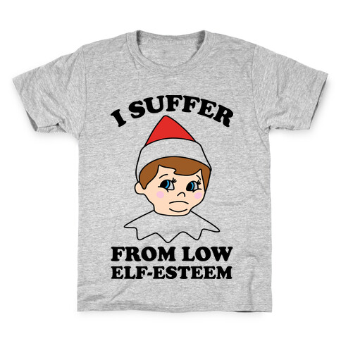 I Suffer From Low Elf Esteem Christmas Kids T-Shirt