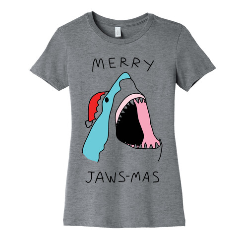 Merry Jaws-mas Christmas Womens T-Shirt