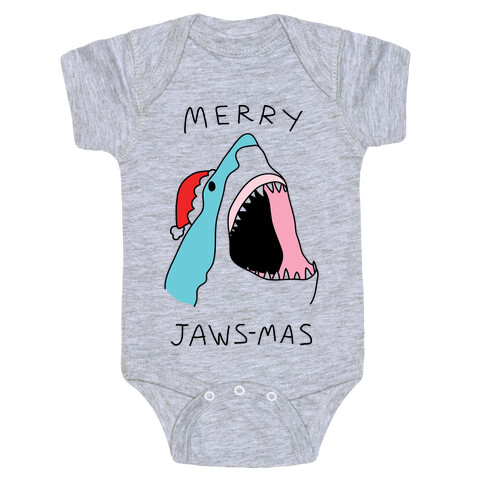 Merry Jaws-mas Christmas Baby One-Piece