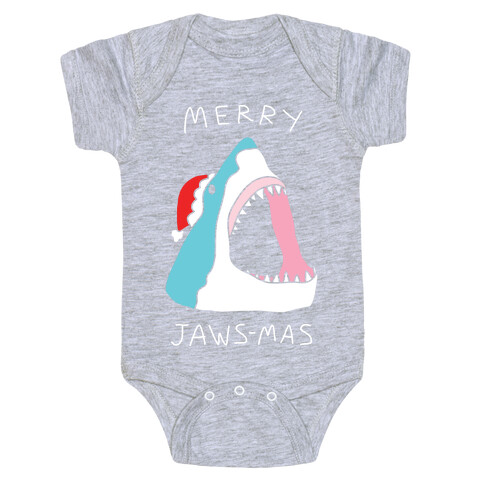 Merry Jaws-mas Christmas Baby One-Piece