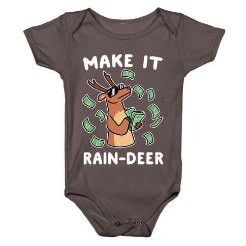 Make It Rain-deer Baby One-Piece